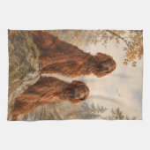  Irischer Setter  Geschirrtuch (Horizontal)