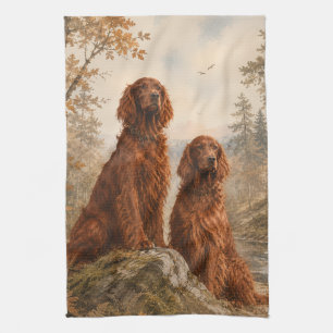  Irischer Setter  Geschirrtuch