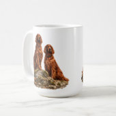  Irischer Setter  Kaffeetasse (Vorderseite Links)