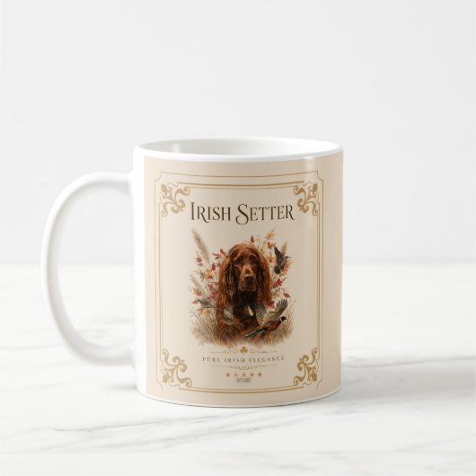 Irischer Setter Kaffeetasse (Links)