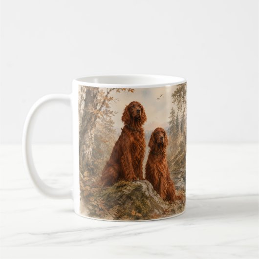 Irischer Setter Kaffeetasse (Links)