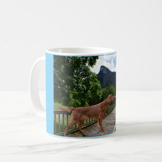 irischer Setter Kaffeetasse (Vorderseite Links)