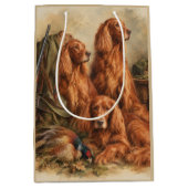 Irischer Setter ,Kunst Mittlere Geschenktüte (Vorderseite)