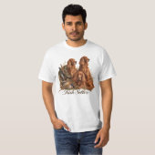 Irischer Setter ,Kunst T-Shirt (Vorne ganz)