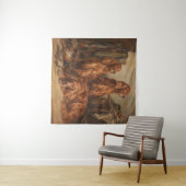 Irischer Setter ,Kunst Wandteppich (Beispiel (Horizontal))
