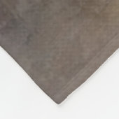 irischer Setter mit Holzhaken Fleecedecke (Ecke)