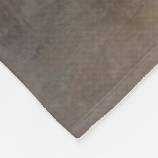 irischer Setter mit Holzhaken Fleecedecke (Ecke)