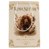  Irischer Setter Mittlere Geschenktüte (Vorderseite)