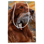 Irischer Setter Mittlere Geschenktüte (Vorderseite)