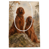  Irischer Setter  Mittlere Geschenktüte (Vorderseite)