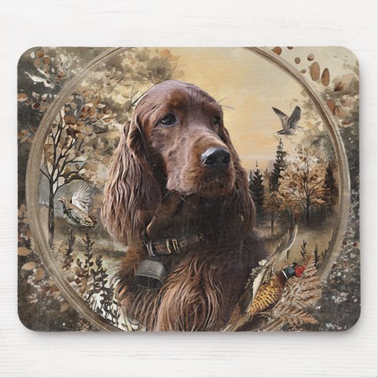 Irischer Setter Mousepad (Vorne)
