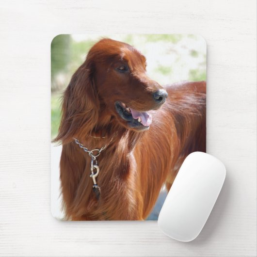 Irischer Setter Mousepad (Mit Mouse)
