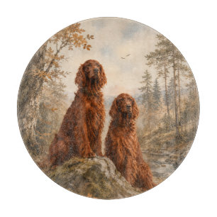 Irischer Setter Schneidebrett