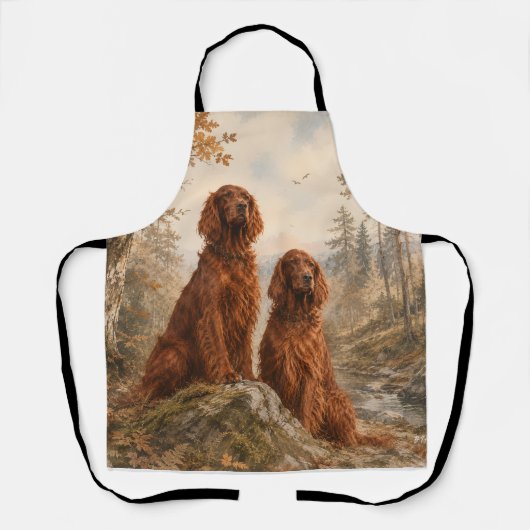 Irischer Setter Schürze (Vorderseite)
