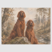  Irischer Setter  Seidenpapier (Vorderseite)