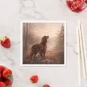 Irischer Setter Serviette (Beispiel)