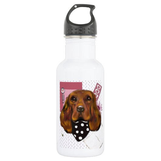 IRISCHER SETTER TRINKFLASCHE (Vorderseite)