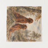 Irischer Setter Wandteppich (Vorderseite (Horizontal))