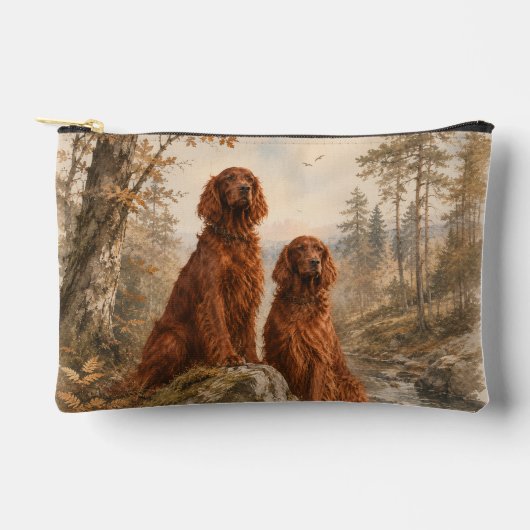 Irischer Setter Zubehörtasche (Vorderseite)
