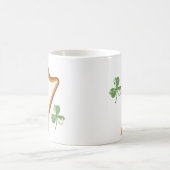 Irischer Shamrock-Harp-Becher Kaffeetasse (Mittel)