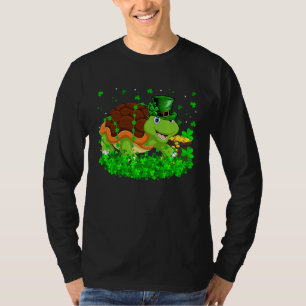 Irischer Shamrock Kobold Schildkröte St. Patrick's T-Shirt