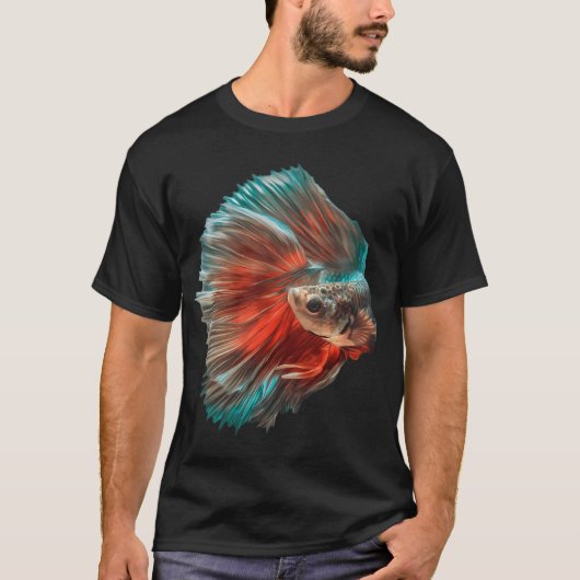 Irischer Siamesischer Kampffisch T-Shirt (Vorderseite)