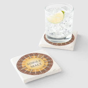 Irischer Single-Malz-Whisky-Marmor-Untersetzer Steinuntersetzer