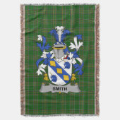 Irischer Smith oder Smyth Coat of Arms Familienwap Decke (Vorderseite Vertikal)