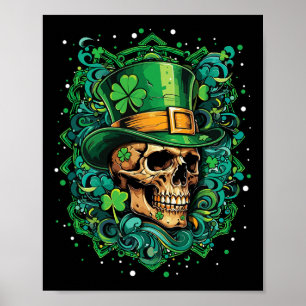 Irischer St. Patricks Tag Paddy Shamrock Dia De Lo Poster