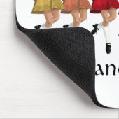 Irischer Stepptanz-Lehrer - Regenbogen Mousepad (Ecke)