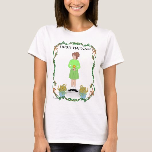 Irischer Stepptänzer bei Feis T-Shirt (Vorderseite)