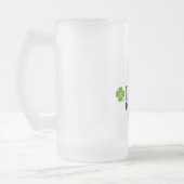 Irischer Sticksack Mattglas Bierglas (Links)