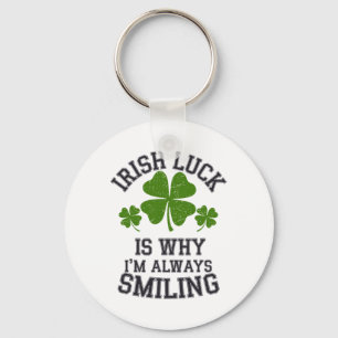 Irischer Stolz St Patricks Day Shenanigans Shamroc Schlüsselanhänger