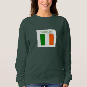 Irischer Sweatshirt Dublin Shamrock