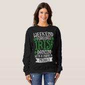 Irischer Tanz St. Patrick's Day Reel Mädchen Irisc Sweatshirt (Vorne ganz)