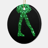 Irischer Tänzer doppelseitig Keramik Ornament (Links)