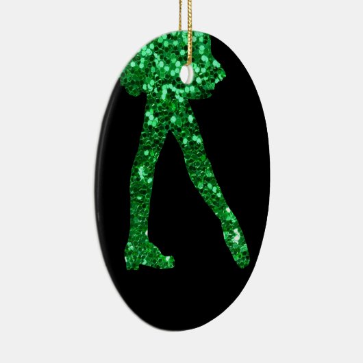 Irischer Tänzer doppelseitig Keramik Ornament (Rechts)