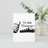 Irischer Tänzer Ghillies Postkarte (Stehend Vorderseite)