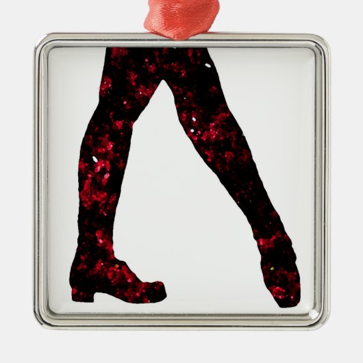 Irischer Tänzer Ornament Aus Metall (Vorne)