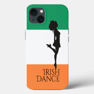 Irischer Tänzer und Flagge Irlands Hard Shoe Tanz iPhone 13 Hülle