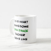 irischer Tanzlehrer, großartig Kaffeetasse (Vorderseite Links)