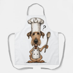 Irischer Terrier Koch Kochen Lustiger Hund Schürze