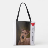 Irischer Terrier-Liebhaber-Taschen-Tasche Tasche (Rückseite)