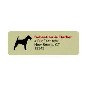 Irischer Terrier-Silhouette
