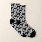 Irischer Terrier-Silhouette-Muster Socken (Paar)