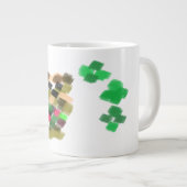 Irischer Terrier St. Patrick's Day Spaß Jumbo-Tasse (Vorderseite Rechts)
