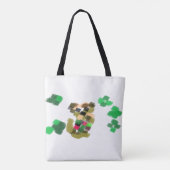 Irischer Terrier St. Patrick's Day Spaß Tasche (Rückseite)