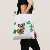 Irischer Terrier St. Patrick's Day Spaß Tasche (Von Nahem)