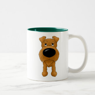 Irischer Terrier-Tasse Zweifarbige Tasse