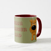 Irischer Terrier-Vater-Tasse Tasse (VorderseiteRechts)